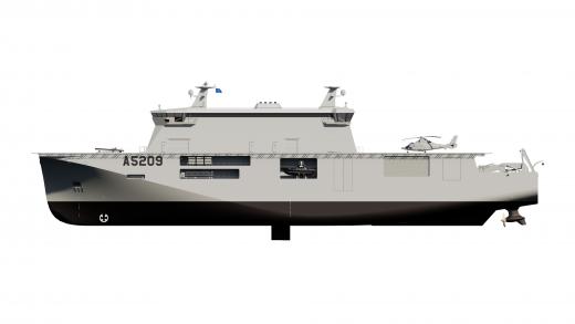 Alewijnse contract drone carrier Damen Shipyards Romania Portuguese navy